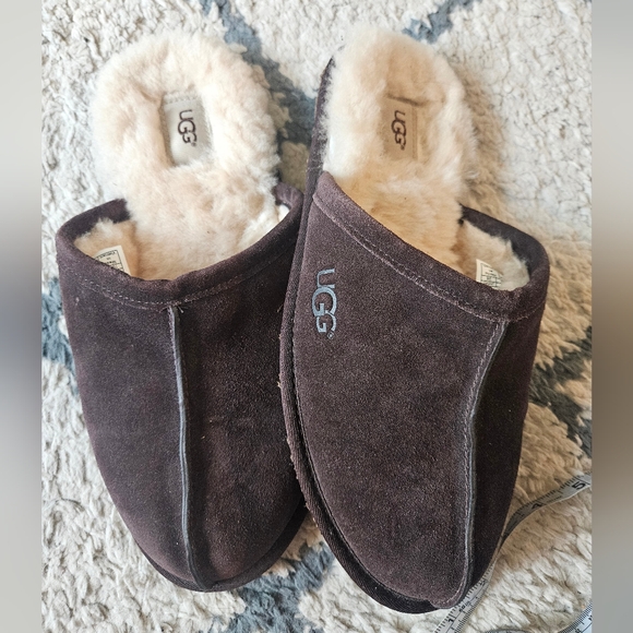 Ugg Fur Lined Mens Slipper/slide Size 10 - Picture 1 of 5